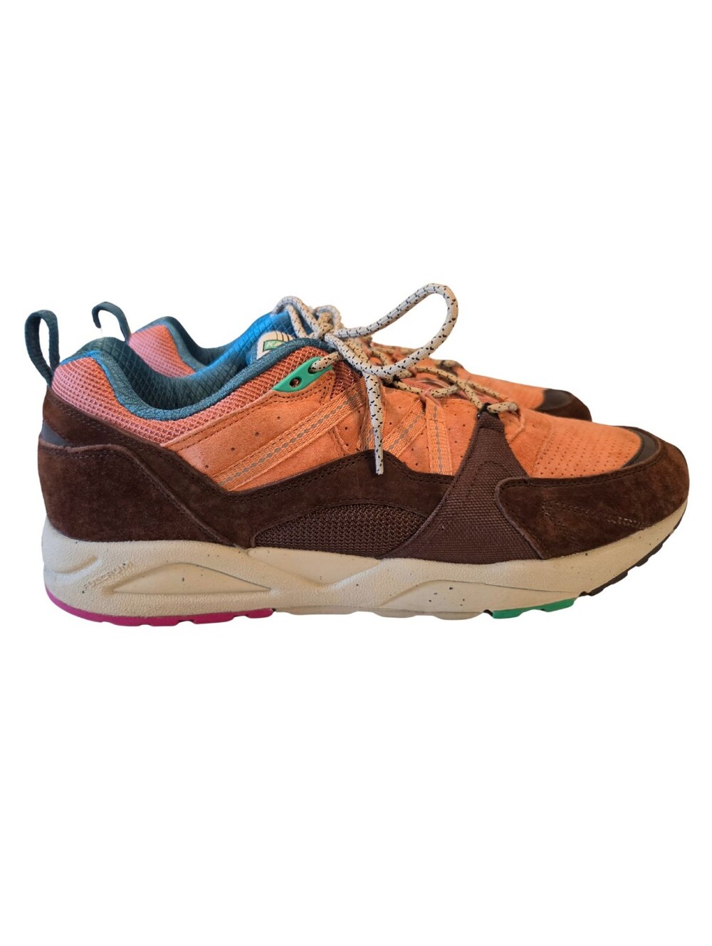 Karhu Fusion 2.0 Mens 13 Suede Running Shoes Northern Lights Java Cork F804133